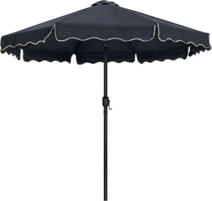 Amalfi - Aluminum Patio Umbrella - White Base / Black Pole - Simple Home Plus