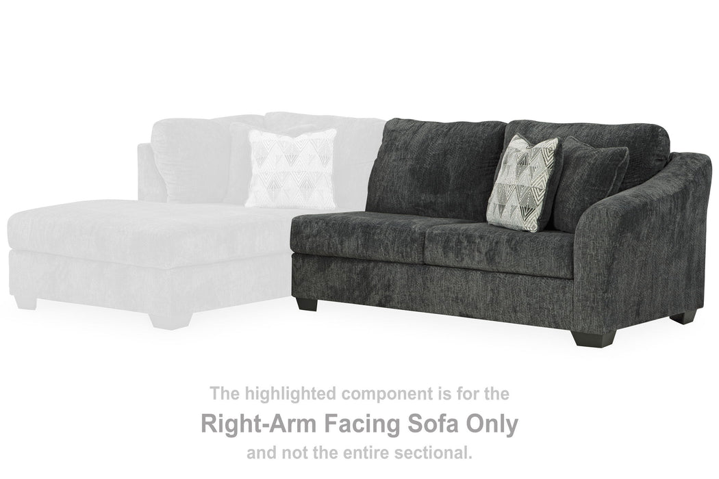 Biddeford - Raf Sofa - Shadow - Simple Home Plus