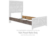 Wynnlow - Twin Panel Rails - Gray - Simple Home Plus