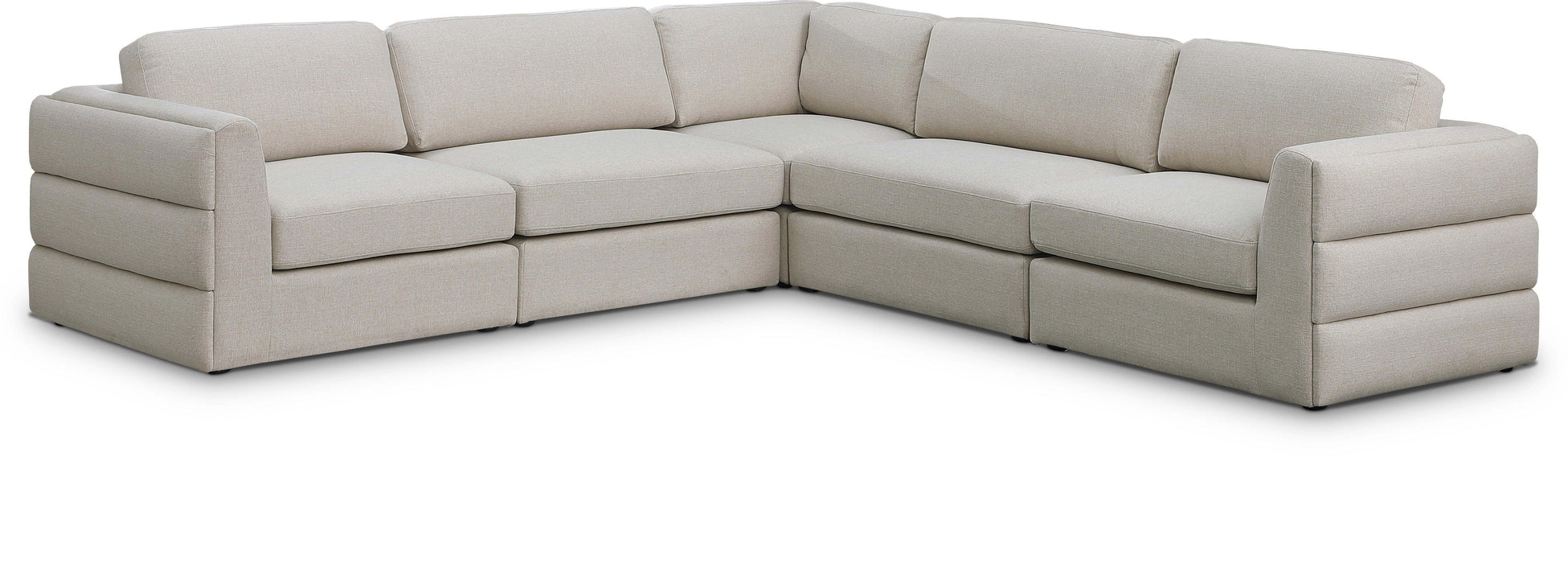 Beckham - 5 Piece Modular Corner Sectional - Simple Home Plus