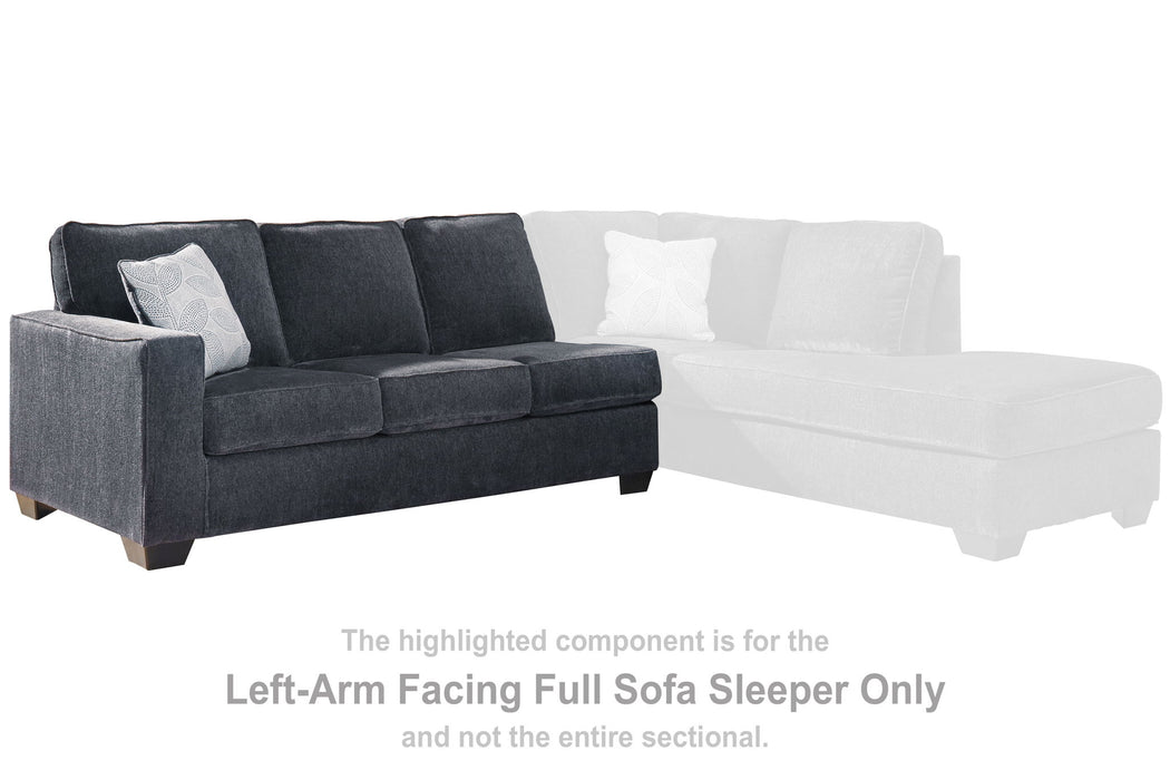 Altari - Laf Full Sofa Sleeper - Slate - Simple Home Plus