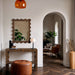 Vassa - Burl Veneer Console Table - Simple Home Plus
