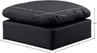 Indulge - Faux Leather Ottoman - Simple Home Plus