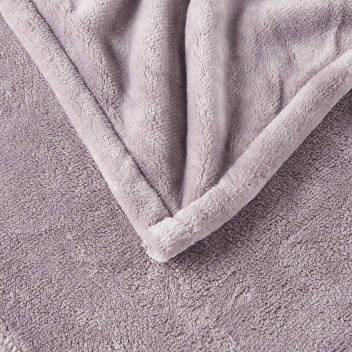 Heated Plush - Throw - Lavender - Simple Home Plus