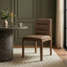 Ellis - Vegan Leather Upholstered Dining Chair (Set of 2) - Brown Base - Simple Home Plus