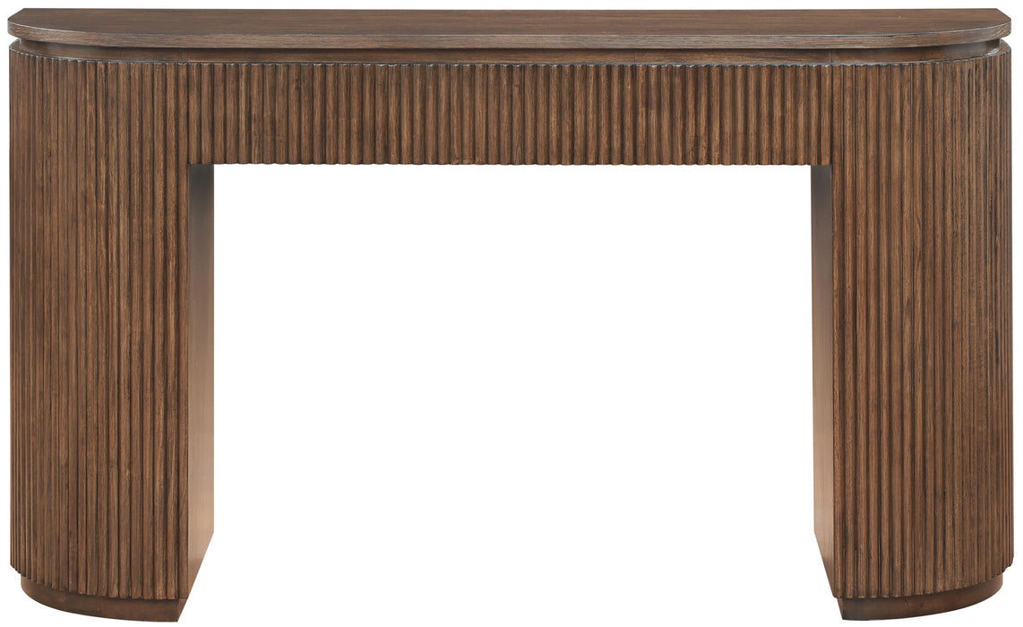 Astrid - Solid Wood And Oak Veneer Console Table - Simple Home Plus