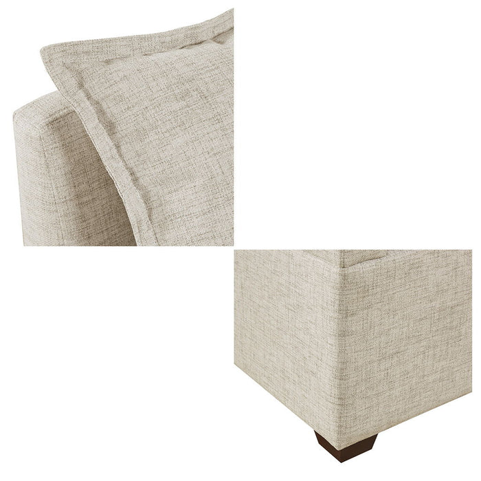 Molly - Modular Armless Chair - Linen - Simple Home Plus