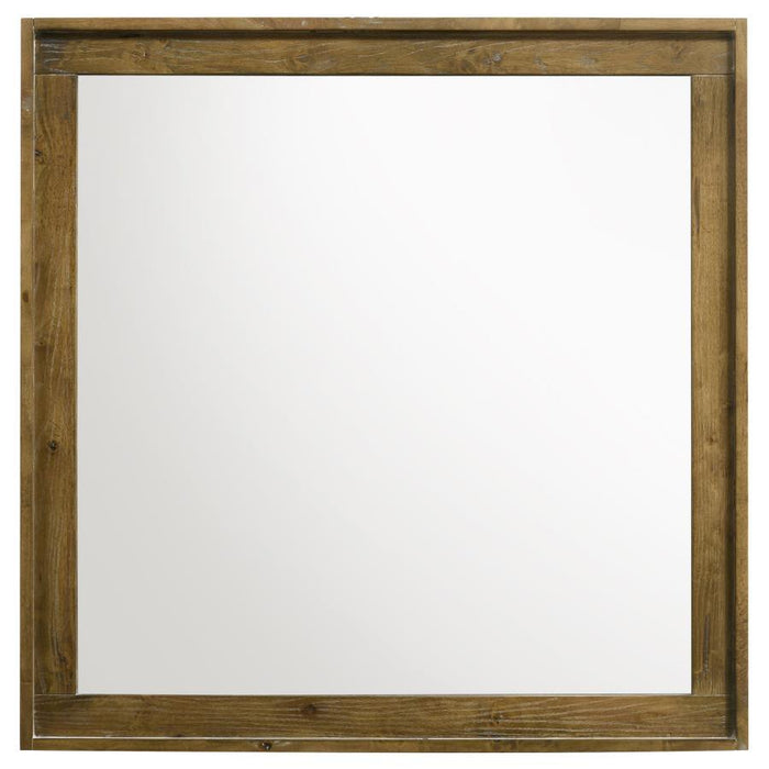 Henderson - Dresser Mirror - Medium Oak - Simple Home Plus