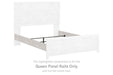 Gerridan - Queen Panel Rails - White / Gray - Simple Home Plus