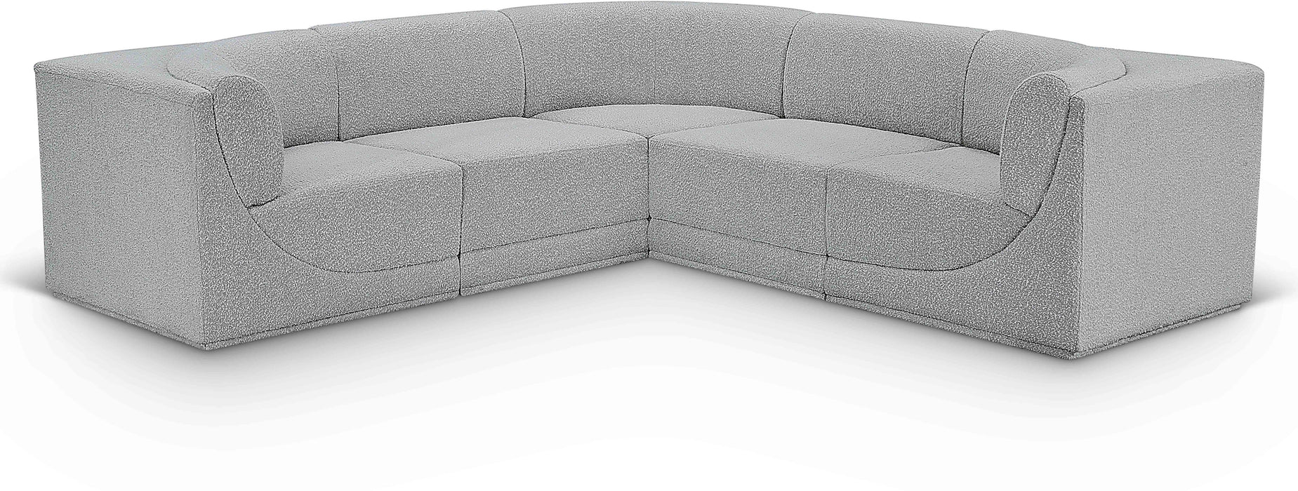 Ollie - 5 Piece Modular Sectional - Simple Home Plus
