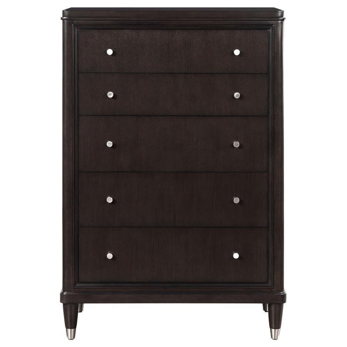 Emberlyn - 5-Drawer Bedroom Chest - Brown - Simple Home Plus