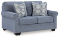 Carissa Manor - Denim - Loveseat - Simple Home Plus