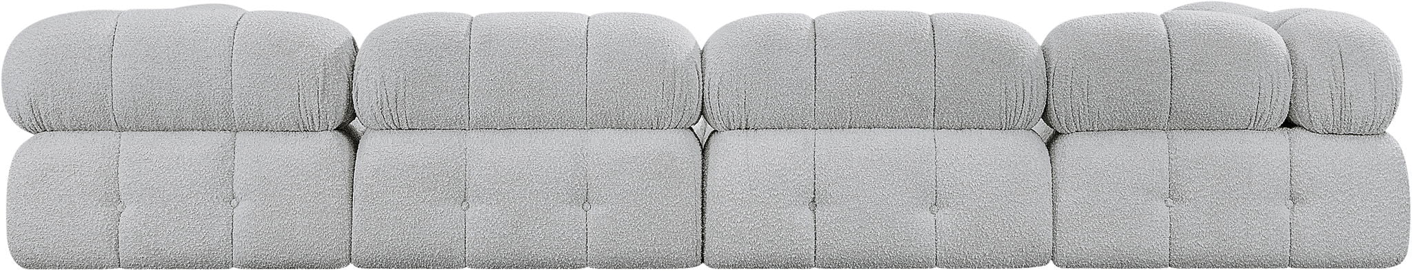 Ames - 6 Piece Fabric Modular U-Shaped Sectional - Simple Home Plus