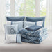 Shawnee - King 8 Piece Comforter Set - Blue - Simple Home Plus