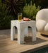 Renza - Concrete And Fiberglass Indoor / Outdoor Table - Simple Home Plus
