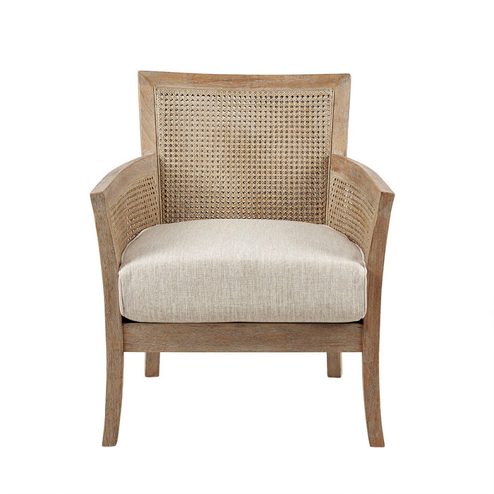 Diedra - Accent Chair - Cream / Reclaimed Natural - Simple Home Plus