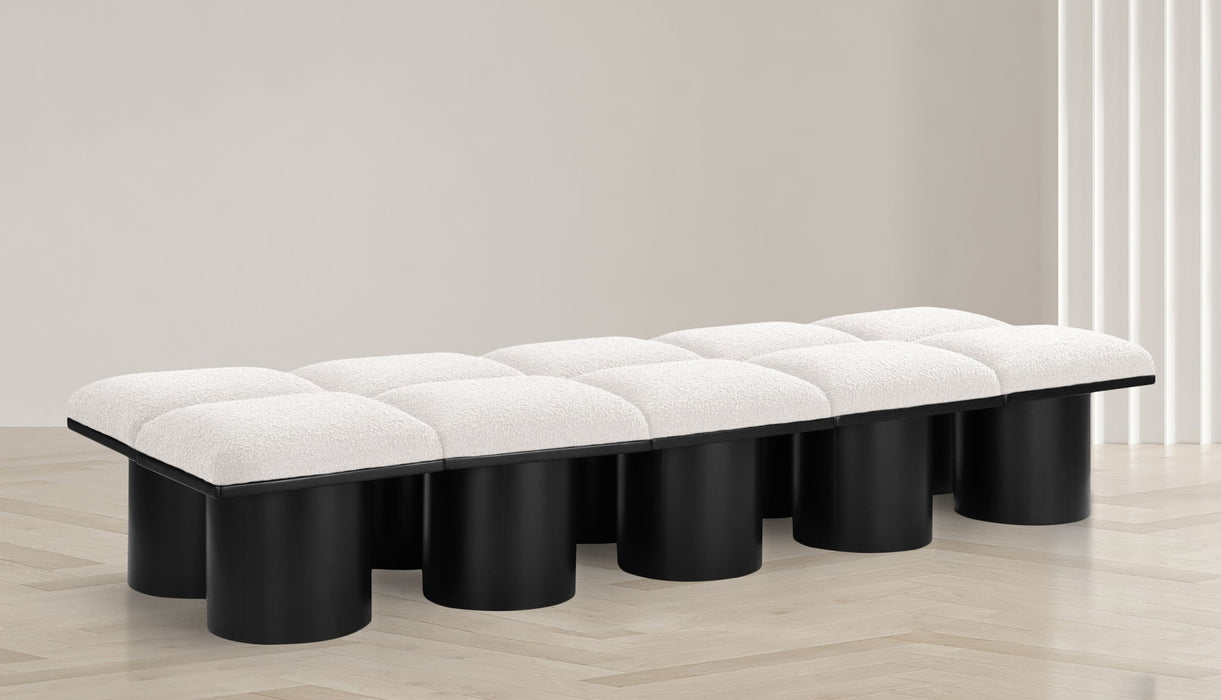 Pavilion - 10 Piece Modular Bench With Black Base - Simple Home Plus