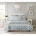 Dawn - California King 9 Piece Comforter Set - Blue - Simple Home Plus