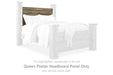 Trinell - Queen Poster Headboard Panel - Brown - Simple Home Plus