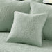 Tuscany - Twin 6 Piece Reversible Scalloped Edge Daybed Cover Set - Seafoam - Simple Home Plus