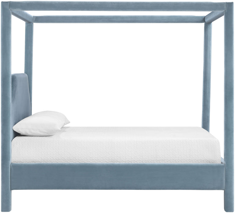 Dawson - Velvet Upholstered Bed - Simple Home Plus