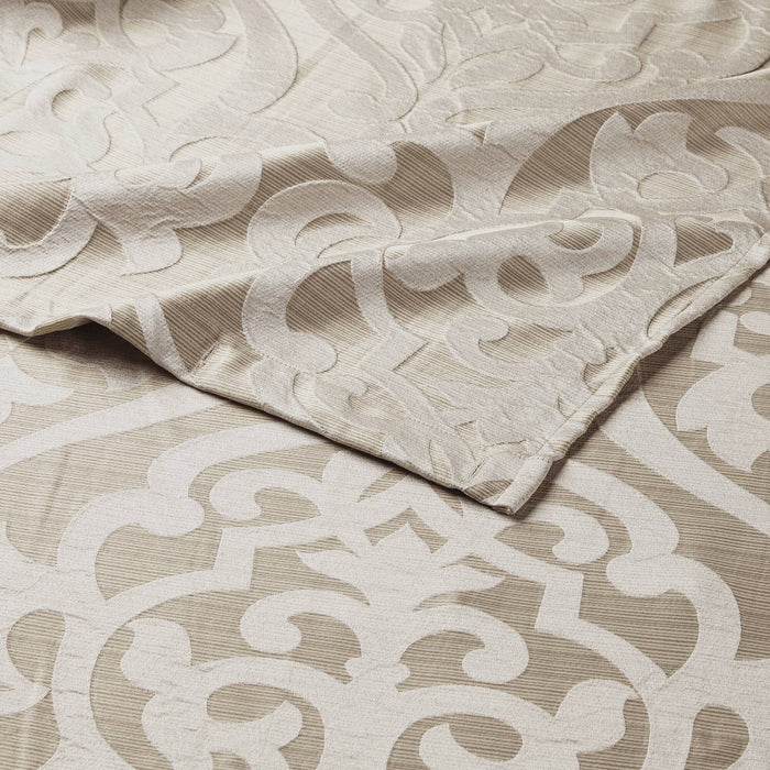 Odette - Shower Curtain - Tan - Simple Home Plus