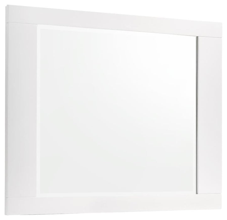 Felicity - Dresser Mirror - White High Gloss - Simple Home Plus
