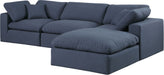 Comfy - 4 Piece Linen Fabric Modular Sectional With Chaise - Simple Home Plus