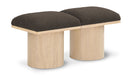 Pavilion - 2 Piece Modular Bench With Natural Base - Simple Home Plus