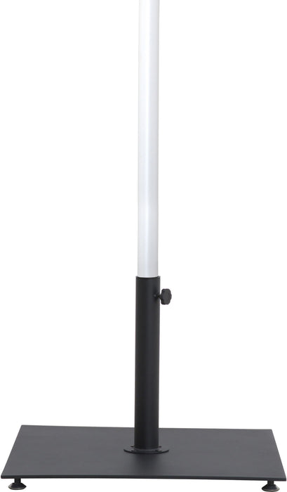 Amalfi - Aluminum Patio Umbrella - Black Base / White Pole