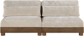 Turin - Chenille Fabric Upholstered Modular Sectional - Taupe - Simple Home Plus