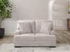 High Profile - Loveseat - Taupe - Simple Home Plus