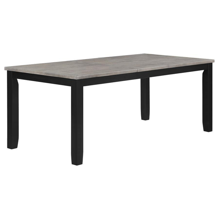 Elodie - Rectangular Extension Leaf Dining Table - Black - Simple Home Plus