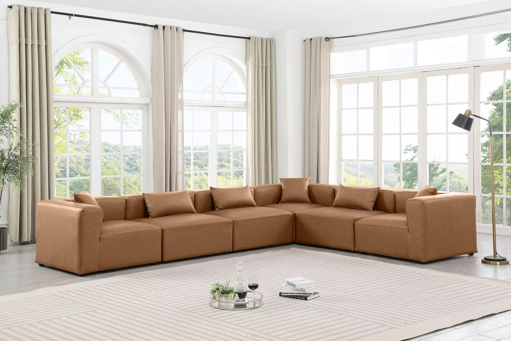 Cube - 6 Piece Modular Corner Sectional - Simple Home Plus