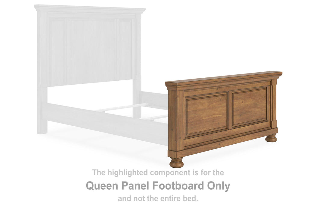 Feddinger - Queen Panel Footboard - Medium Brown - Simple Home Plus