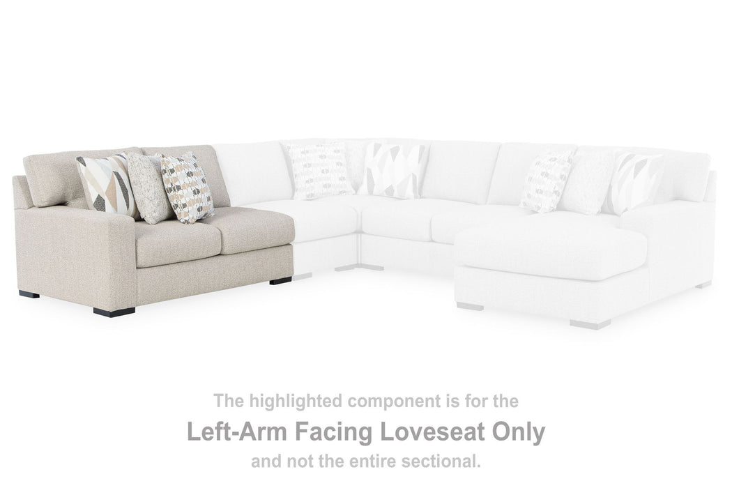 LaureLGrove - LAF Loveseat - Pebble - Simple Home Plus