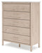 Cadmori - Five Drawer Wide Chest - Simple Home Plus