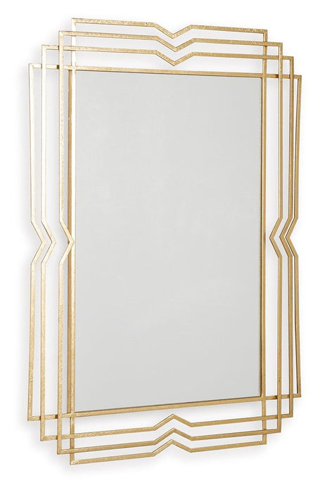 Claybrook - Gold Finish - Accent Mirror - Simple Home Plus