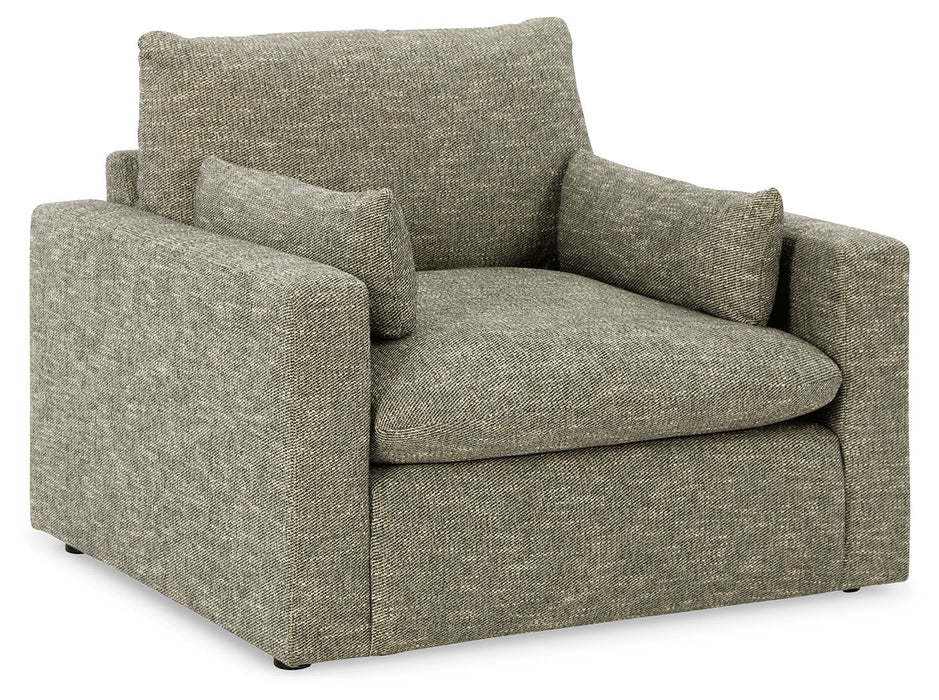 Dramatic - Granite - Chair and a Half - Simple Home Plus