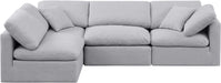 Indulge - Linen 4 Piece Modular Sectional - Simple Home Plus