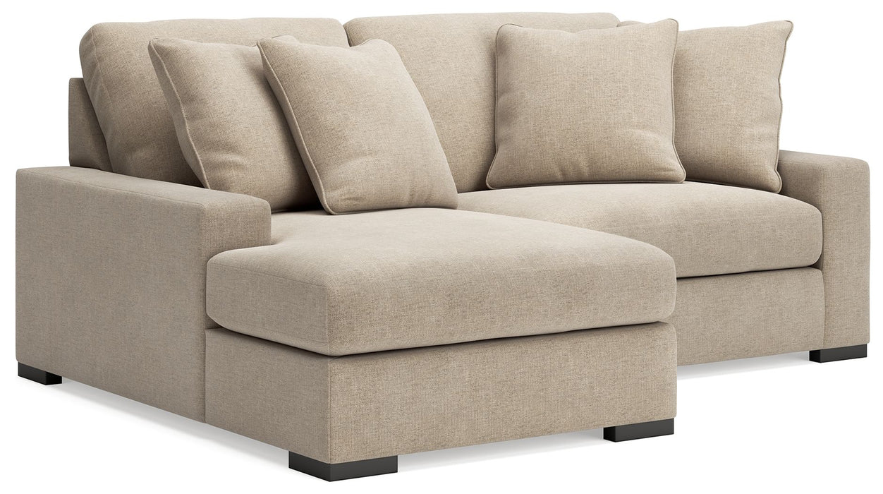 Calden - 2-Piece Sectional With LAF Corner Chaise - Oatmeal - Simple Home Plus
