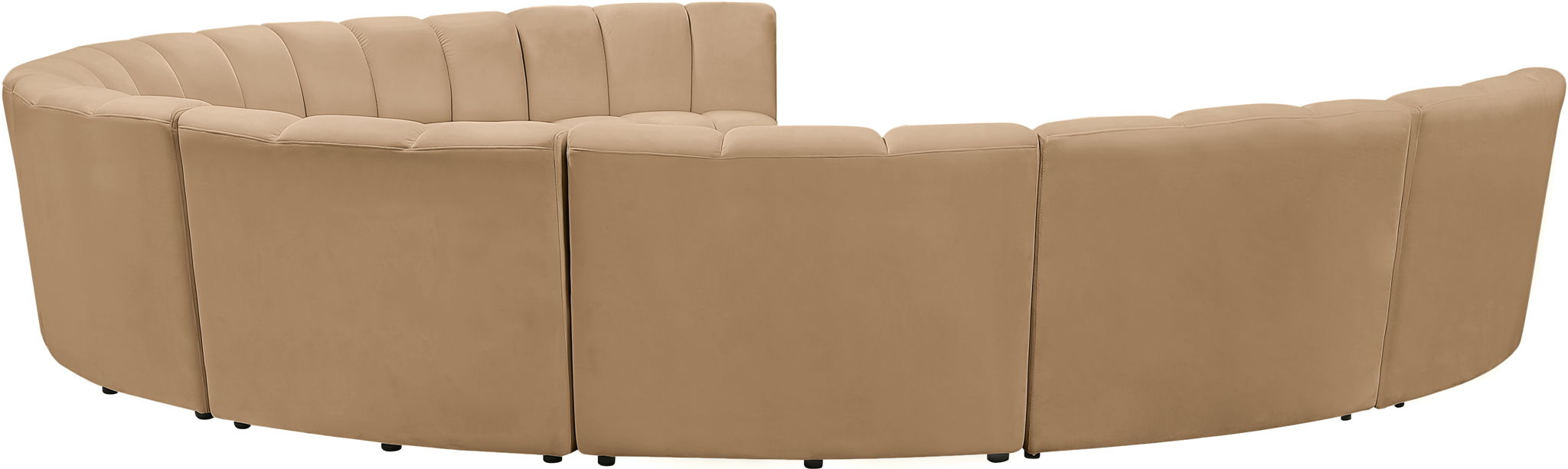 Infinity - 9 Piece Modular Sectional - Camel - Simple Home Plus