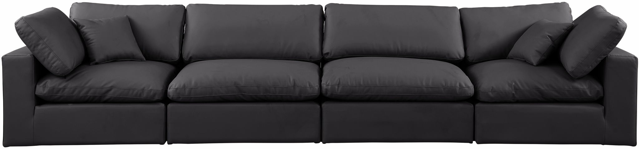 Comfy - Faux Leather Modular Sofa 4 Seats - Simple Home Plus