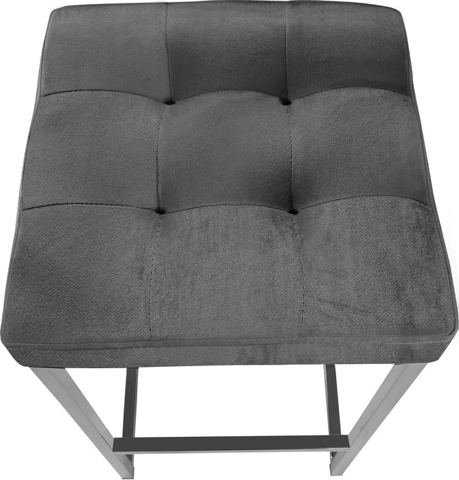 Nicola - Velvet Stool (Set of 2) - Simple Home Plus