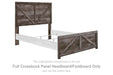 Wynnlow - Full Crossbuck Panel HDBD/Ftbd - Gray - Simple Home Plus