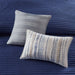 Marina - King 8 Piece Printed Comforter And Coverlet Set Collection - Blue - Simple Home Plus