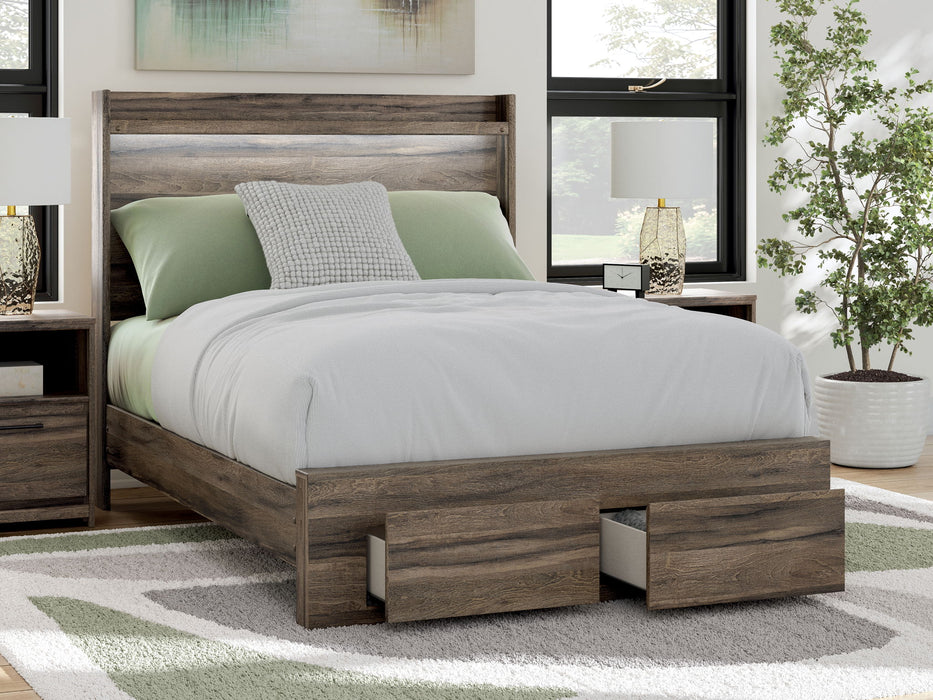Elbrim - Panel Storage Bed - Simple Home Plus