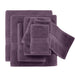 800GSM - 8 Piece Antimicrobial Towel Set - Purple - Simple Home Plus