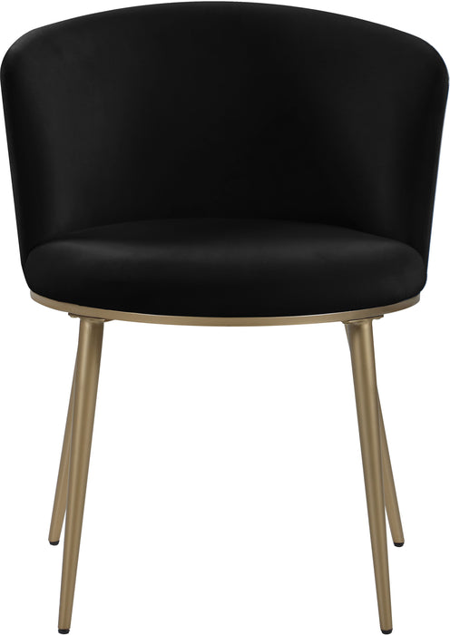 Skylar - Dining Chair with Gold Legs (Set of 2) - Simple Home Plus