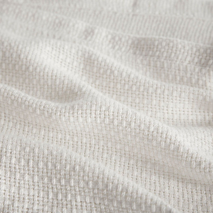 Freshspun Basketweave - King Blanket - Cream - Simple Home Plus